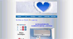 Desktop Screenshot of klima2000.hu